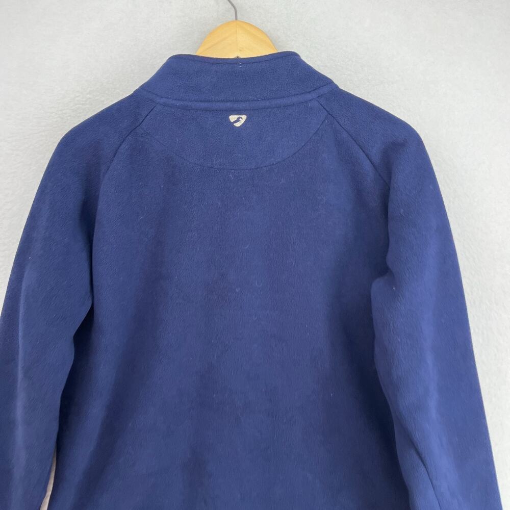 AUBRION Fleece Womens 2X Shires Restore 1/2 Zip Pullover Equestrian Ink Blue - Picture 5 of 14